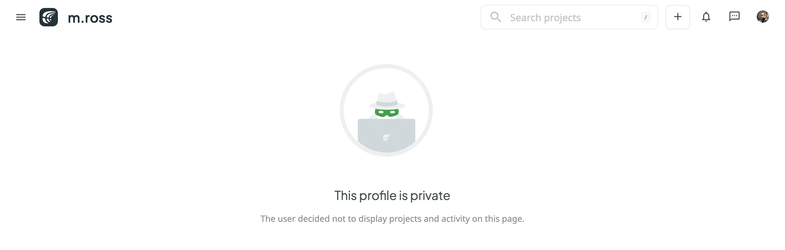 Dieses Profil ist privat