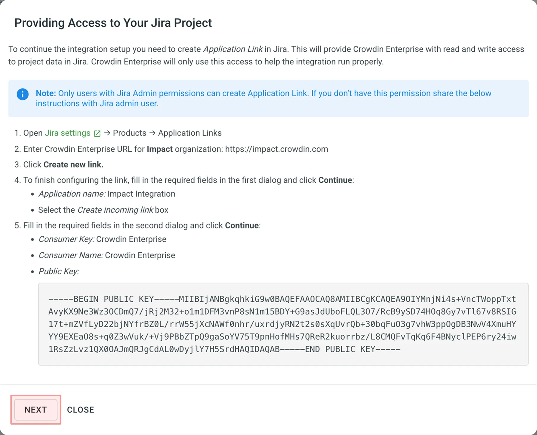 提供对 Jira 项目的访问权限